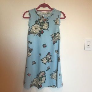 Blue flower dress